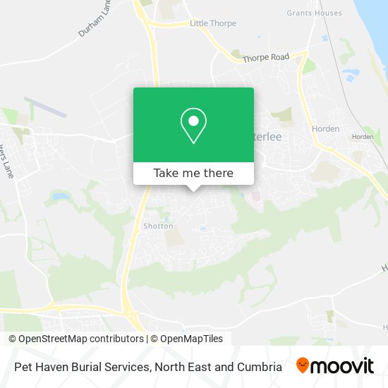 Pet Haven Burial Services map