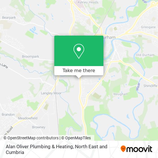 Alan Oliver Plumbing & Heating map