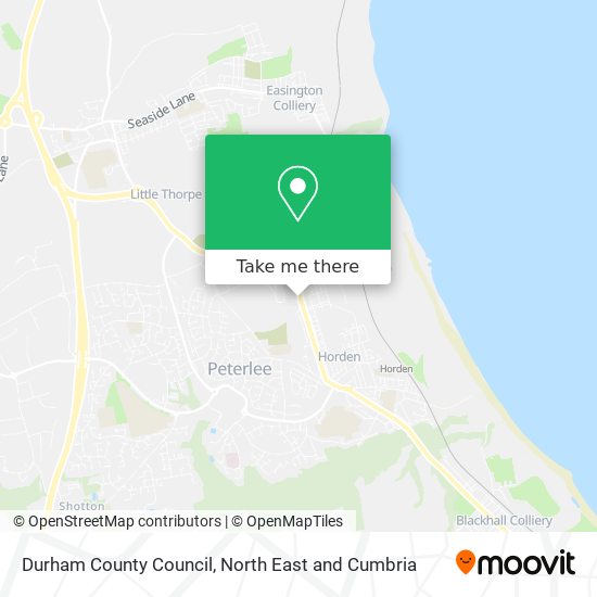 Durham County Council map