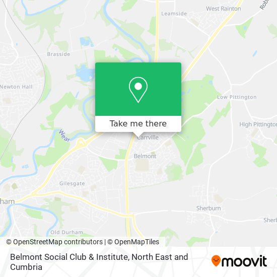 Belmont Social Club & Institute map