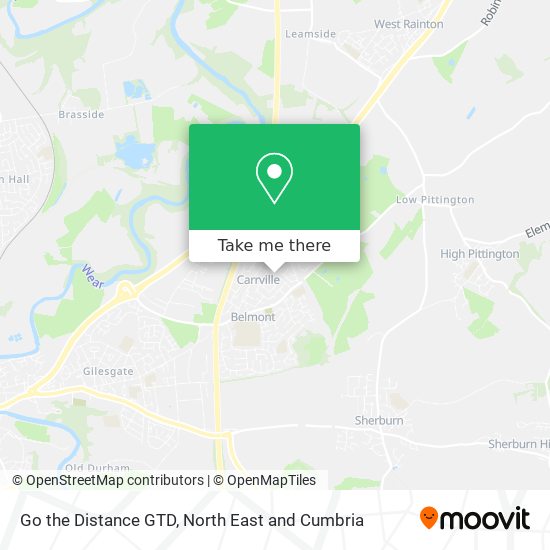 Go the Distance GTD map