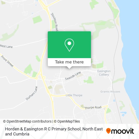 Horden & Easington R C Primary School map