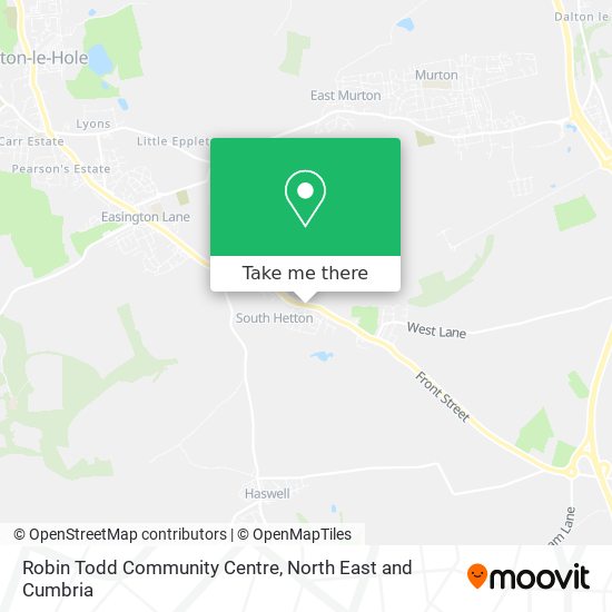 Robin Todd Community Centre map