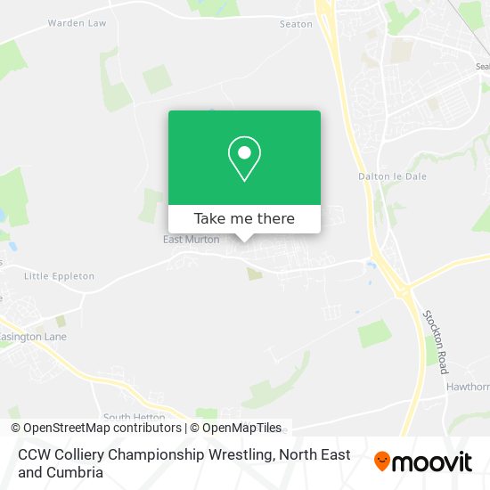 CCW Colliery Championship Wrestling map
