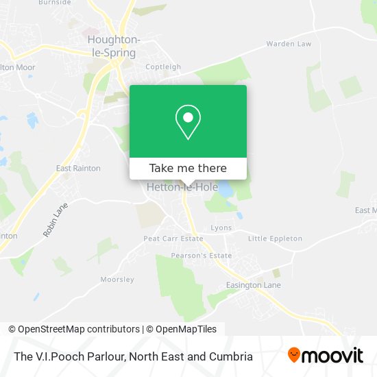 The V.I.Pooch Parlour map