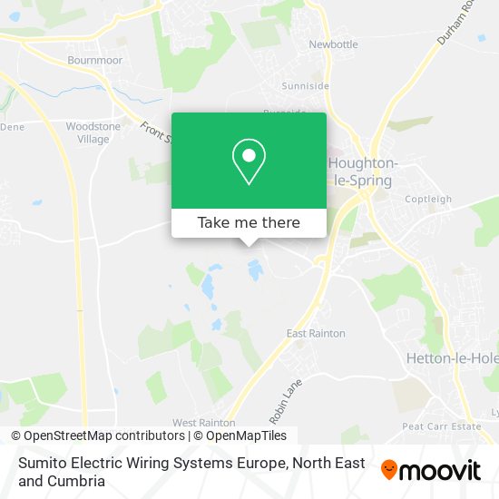 Sumito Electric Wiring Systems Europe map