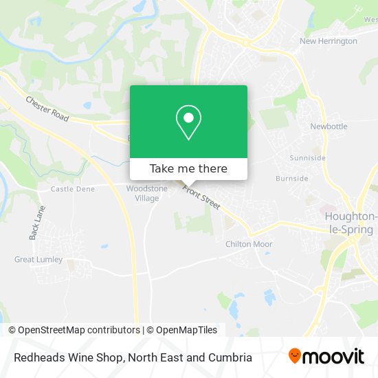 Redheads Wine Shop map