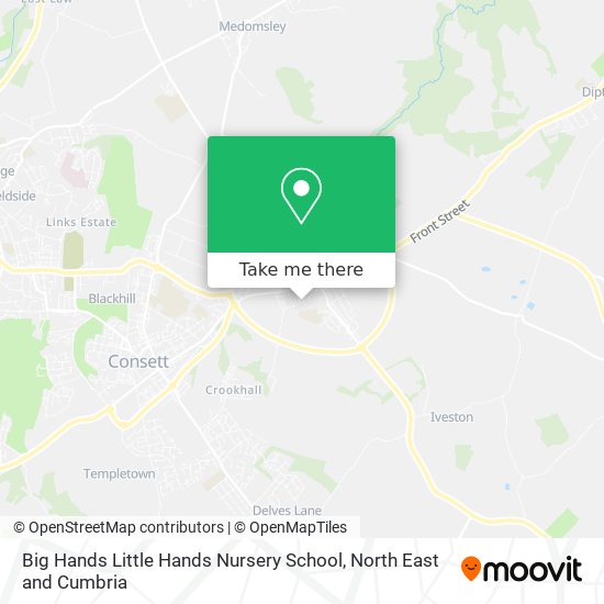 Big Hands Little Hands Nursery School map