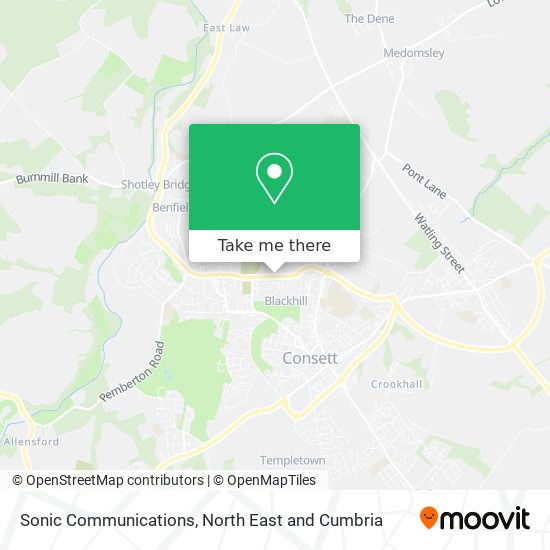 Sonic Communications map