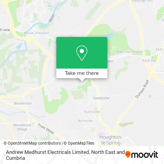 Andrew Medhurst Electricals Limited map