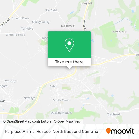 Farplace Animal Rescue map