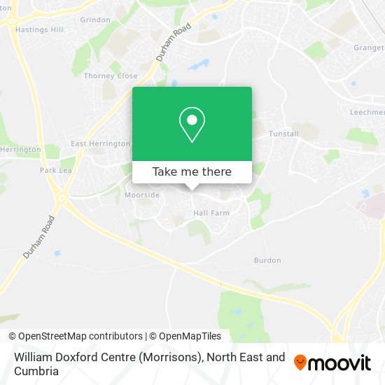 William Doxford Centre (Morrisons) map
