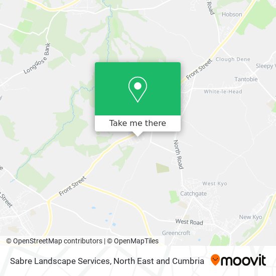 Sabre Landscape Services map