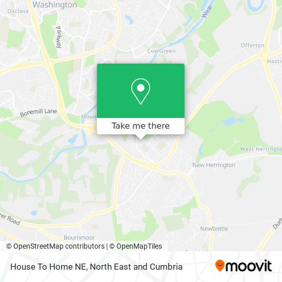 House To Home NE map