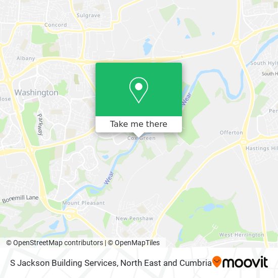 S Jackson Building Services map