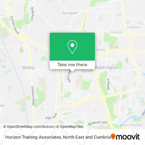 Horizon Training Associates map