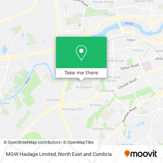 MGW Haulage Limited map