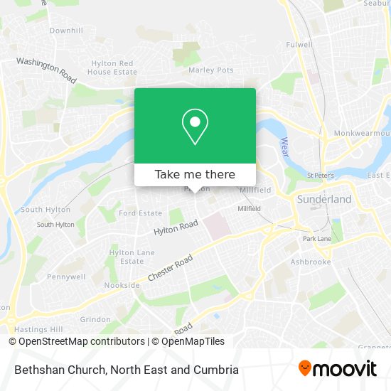 Bethshan Church map