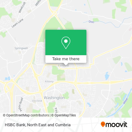 HSBC Bank map
