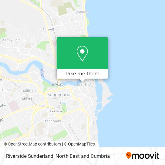 Riverside Sunderland map