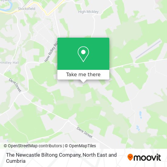The Newcastle Biltong Company map