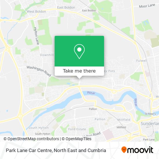 Park Lane Car Centre map