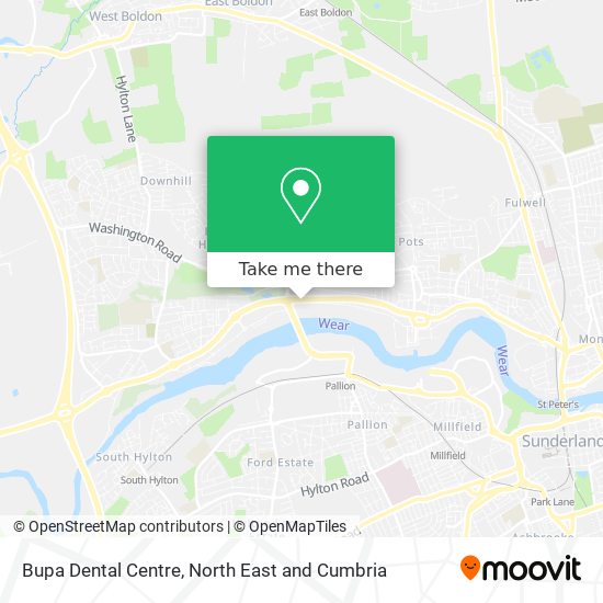 Bupa Dental Centre map