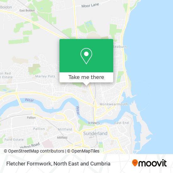 How to get to Fletcher Formwork in Sunderland by Bus, Underground or Train?