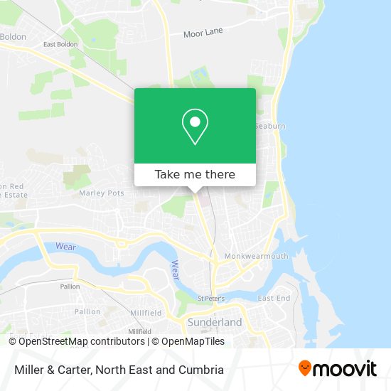 Miller & Carter map