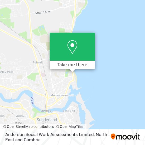 Anderson Social Work Assessments Limited map