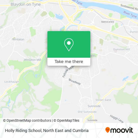 Holly Riding School map