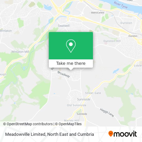 Meadowville Limited map
