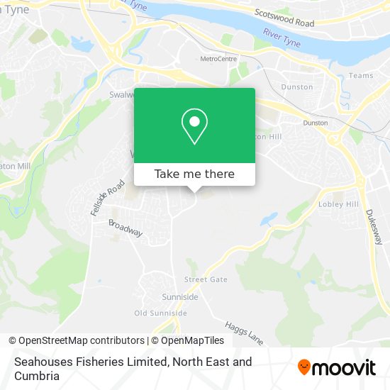 Seahouses Fisheries Limited map