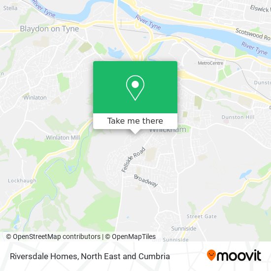 Riversdale Homes map