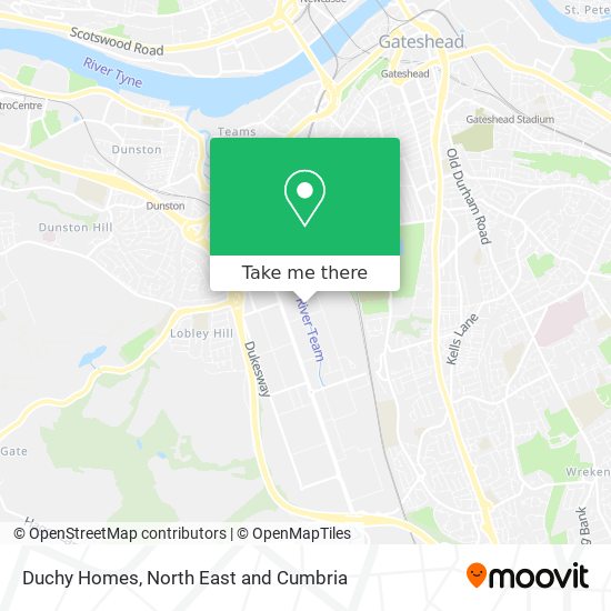 Duchy Homes map