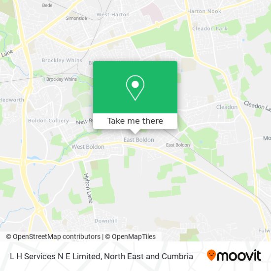 L H Services N E Limited map