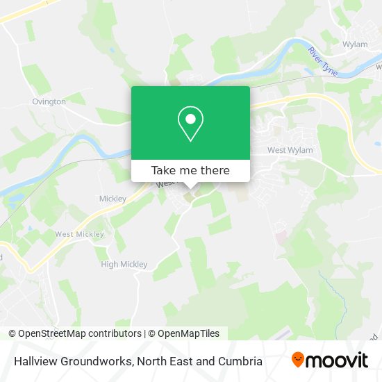 Hallview Groundworks map