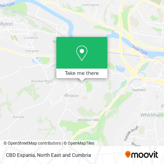 CBD Espania map