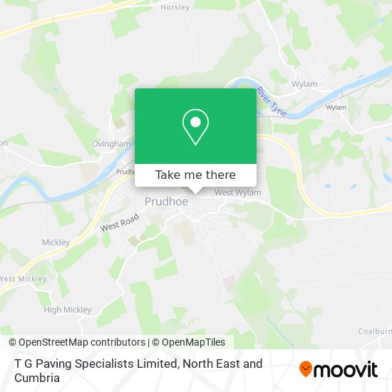 T G Paving Specialists Limited map