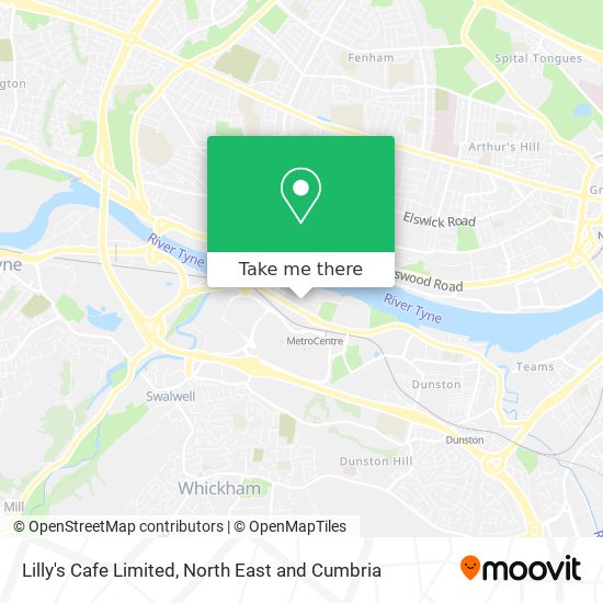 Lilly's Cafe Limited map