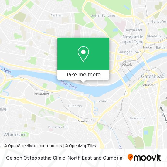 Gelson Osteopathic Clinic map