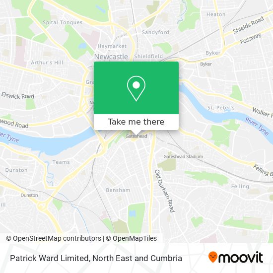 Patrick Ward Limited map