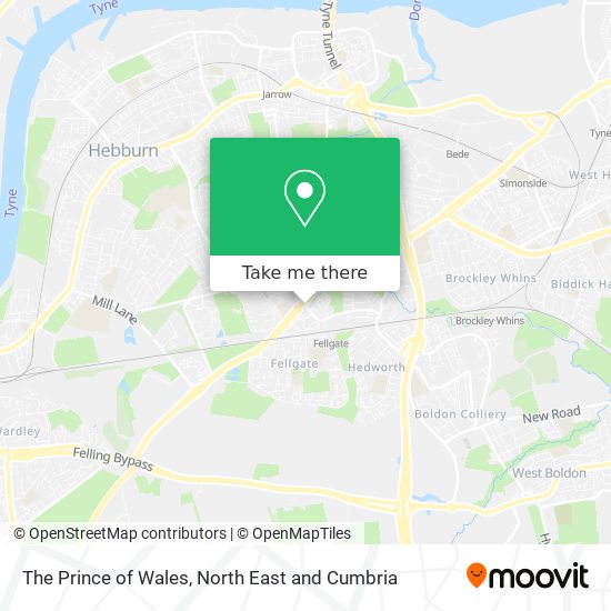 The Prince of Wales map