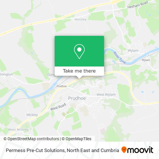 Permess Pre-Cut Solutions map