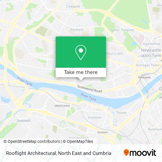 Rooflight Architectural map
