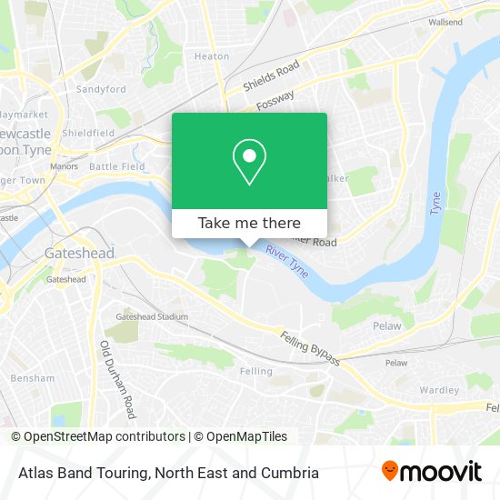 Atlas Band Touring map
