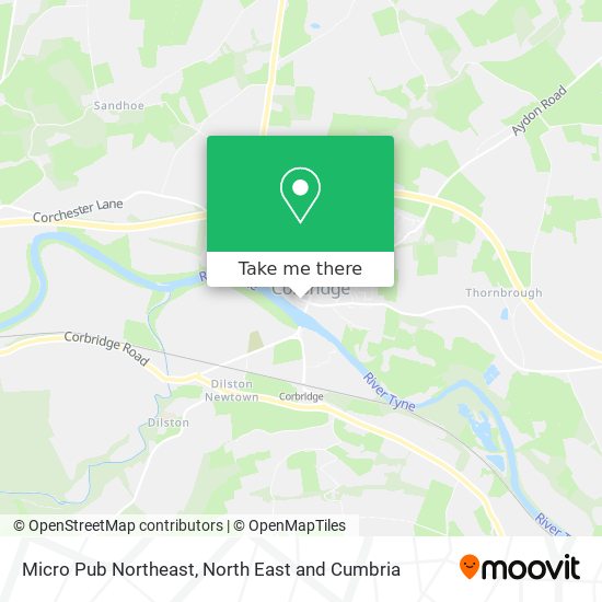 Micro Pub Northeast map