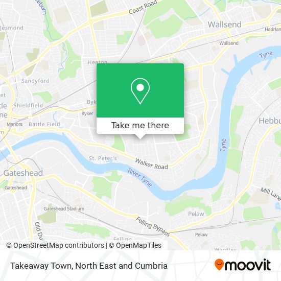 Takeaway Town map