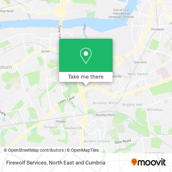 Firewolf Services map