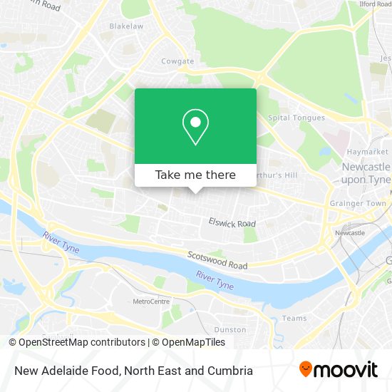 New Adelaide Food map
